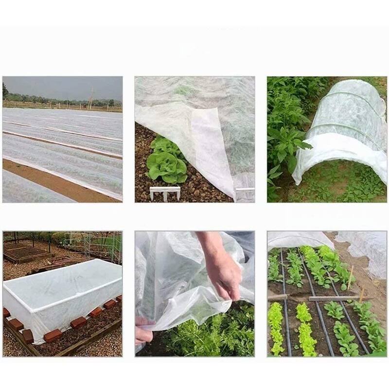 Agfabric Floating Row Cover Plant Protection,White,1.2oz