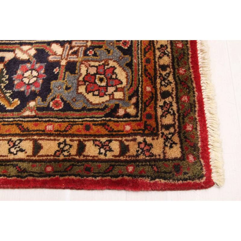 ECARPETGALLERY Hand-knotted Sarabi Red Wool Rug - 6'7 x 9'6