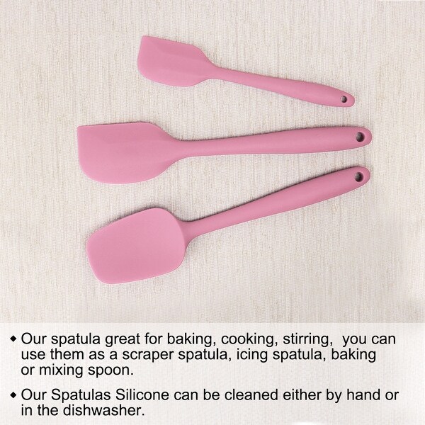 silicone spatula spoon set