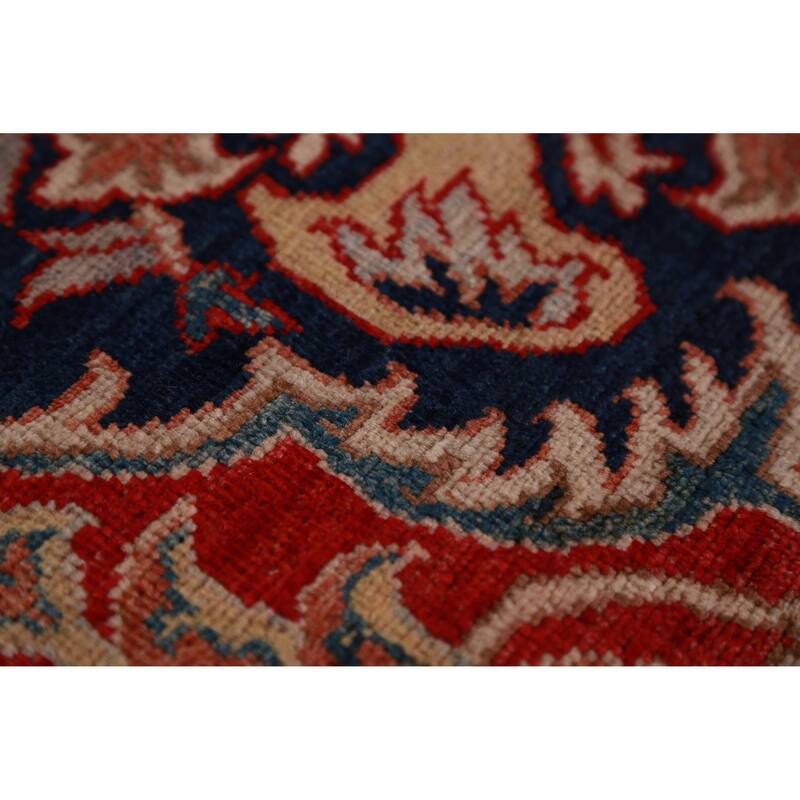 Vegetable Dye Ziegler Rug Handmade Traditional Wool Carpet - 9'0"x 12'2"