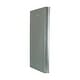 preview thumbnail 5 of 10, Corner Medicine Cabinet Infinity Stainless Steel 23.6" x 11.8" with Mirror Triple Shelf Opens Left to Right