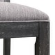 preview thumbnail 12 of 43, Set of 2 Counter Height Bar Stool, Fabric Upholstered Accent Chair, Wooden Frame Island Dining Chair, Bistro High Bar Chair