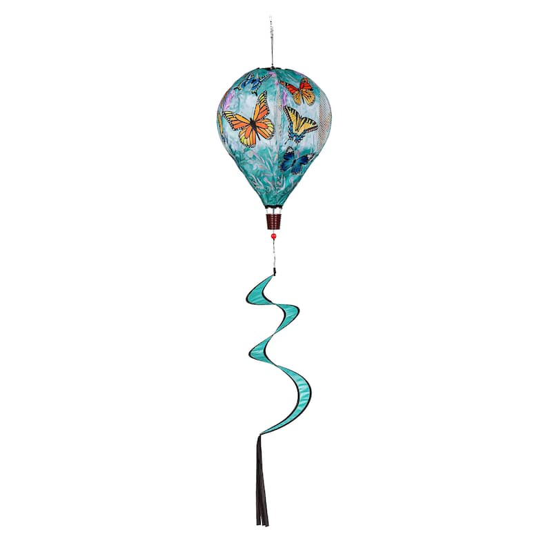 55" Welcome Home Butterflies Balloon Spinner