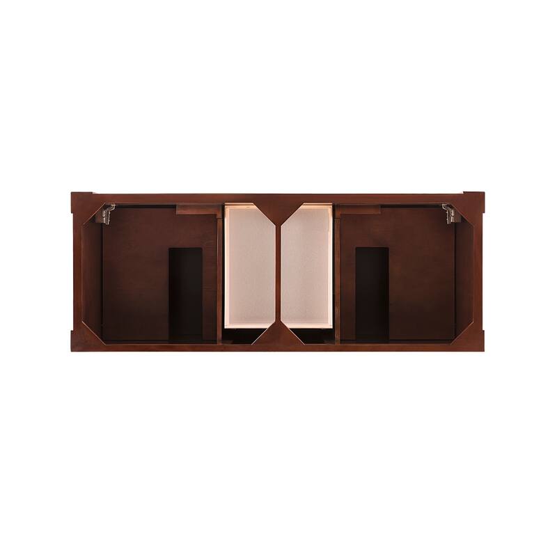 James Martin Vanities Brookfield 60" Double Vanity, Warm Cherry