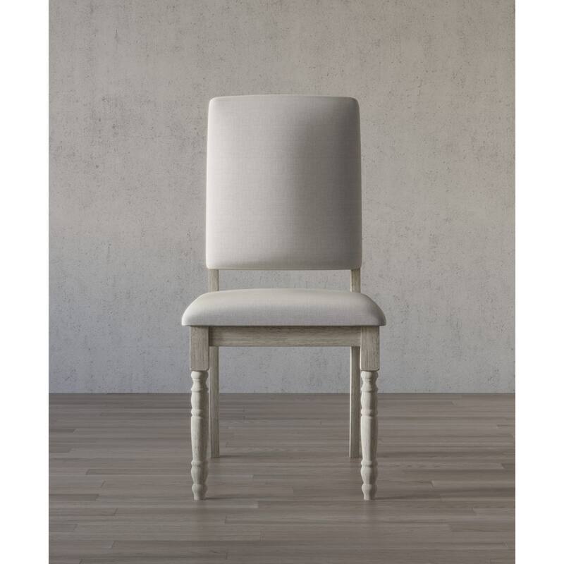 Lily 7-pieces Dining Table and Chair - 6 Chairs only - Antique Grey