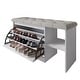 preview thumbnail 3 of 17, CraftPorch Multifunctional Flip-Drawer Storage Shoes Bench