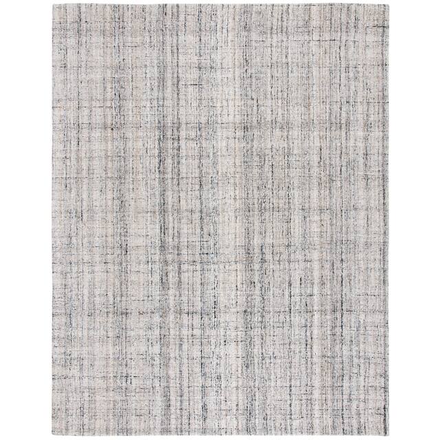 SAFAVIEH Handmade Abstract Nettie Modern Viscose Rug - 8' x 10' - Camel/Black