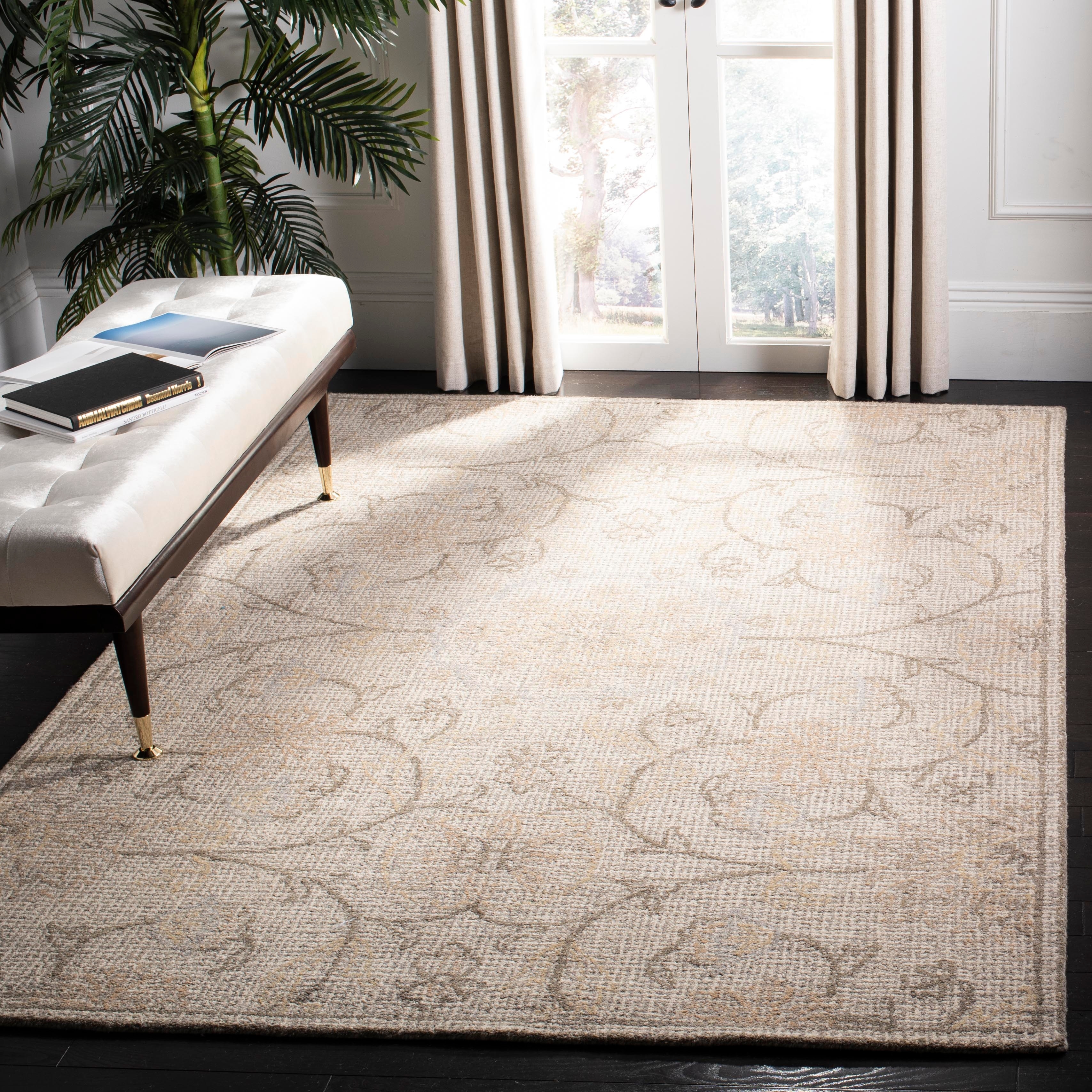 SAFAVIEH Handmade Abstract Gunjan Modern Wool Rug