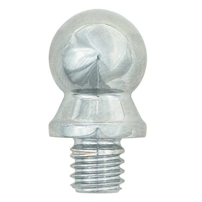 Bright Chrome Plated Large Cabinet Door Hinge Finial Pair 5/8 in Finial with Ball Tip Renovators Supply
