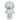 Bright Chrome Plated Large Cabinet Door Hinge Finial Pair 5/8 in Finial with Ball Tip Renovators Supply
