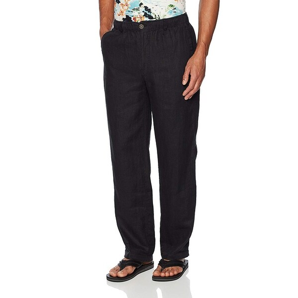 men's relaxed fit linen pants
