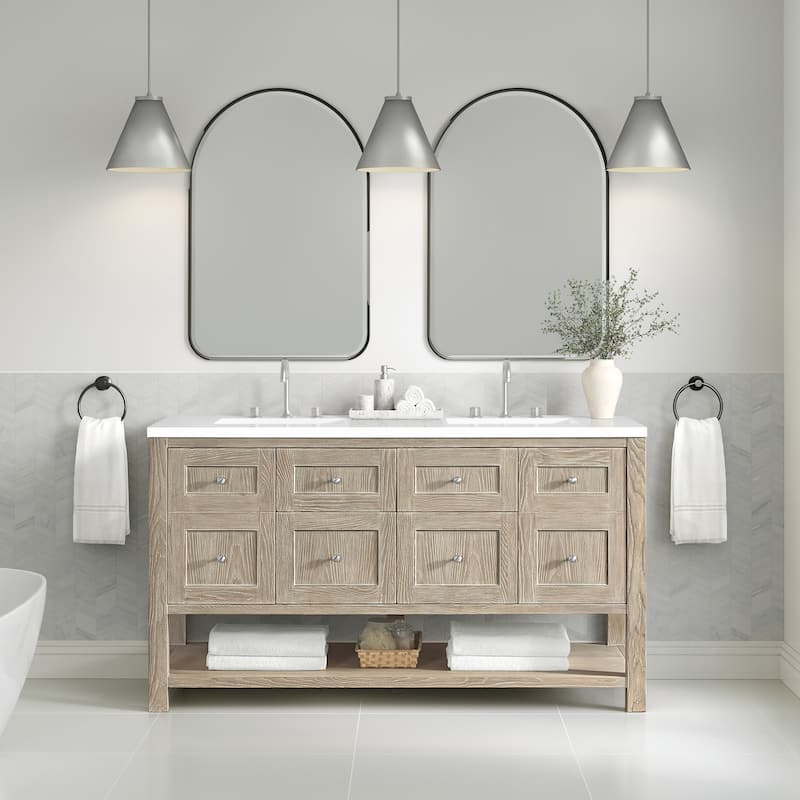 Rohe 24" Arched Mirror, Champagne Brass