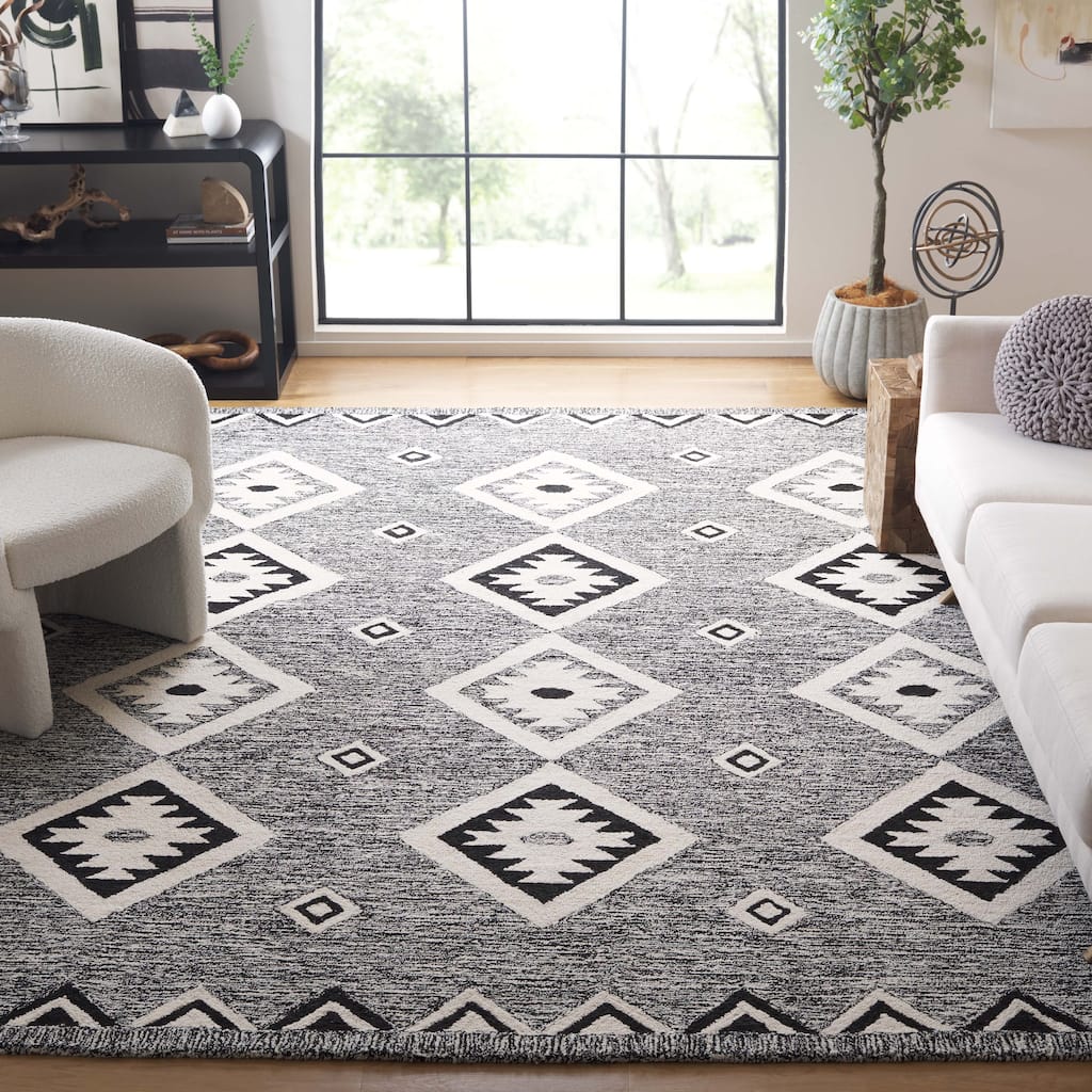 SAFAVIEH Handmade Aspen Tannie Moroccan Boho Wool Rug