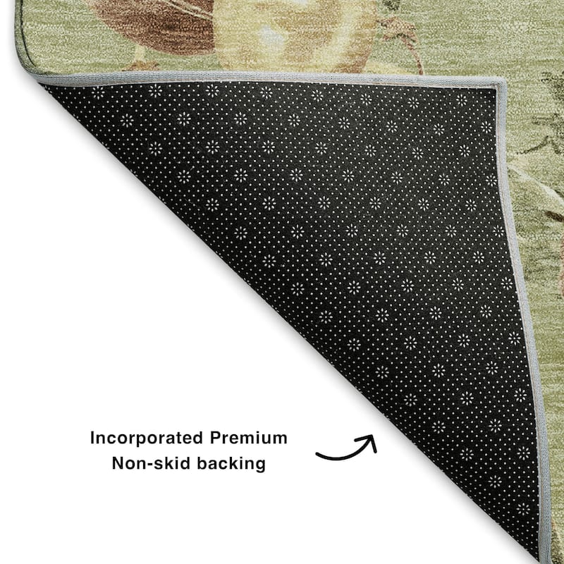 Premium Washable Super Soft Holiday Ornament Mayfield Rug
