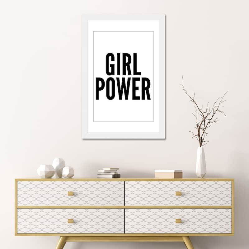 iCanvas "Girl Power" by Pixy Paper