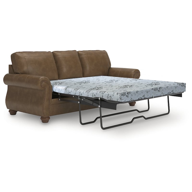 Signature Design by Ashley Shadsburne Brown Queen Sofa Sleeper - 92" W x 38" D x 39" H