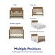 preview thumbnail 8 of 15, Avenue Greene Nassau Rustic Coffee 5-in-1 Convertible Crib