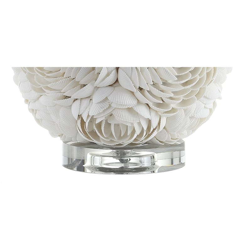 Dennis Rosette 24" LED Table Lamp, Cream by JONATHAN Y