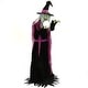 preview thumbnail 11 of 12, Haunted Hill Farm 6-Ft. Tall Motion-Activated Fortune Teller Witch, Premium Talking Halloween Animatronic, Plug-In