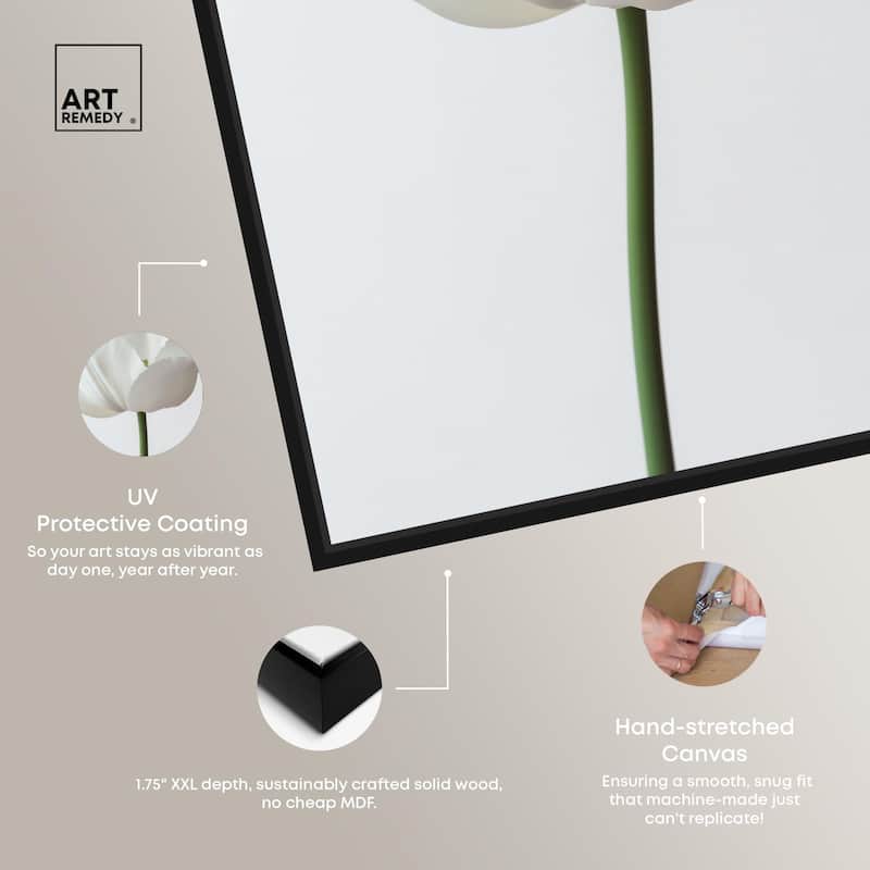 Pearl Floret Canvas by Art Remedy