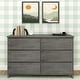 preview thumbnail 1 of 31, Max and Lily Farmhouse 6-Drawer Dresser Driftwood