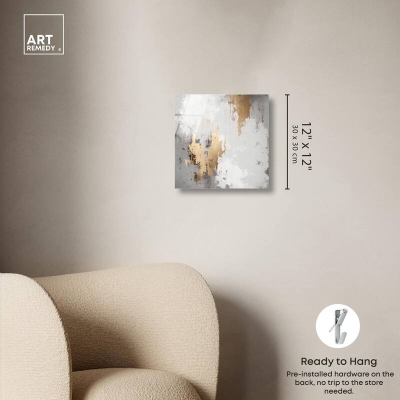 Ghostly Glimmer I Acrylic by Art Remedy, Ready to Hang