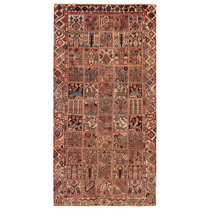 ECARPETGALLERY Hand-knotted Kayseri Vintage Copper Wool Rug - 4'7 x 9'0 - Copper - 4'7 x 9'0
