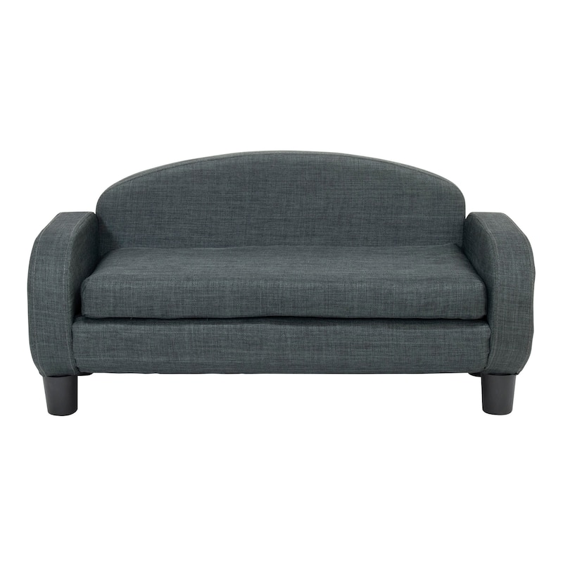 Paws & Purrs Modern Pet Sofa Bed Low-Back Lounger for Dogs & Cats – Removable Washable Mattress Cover