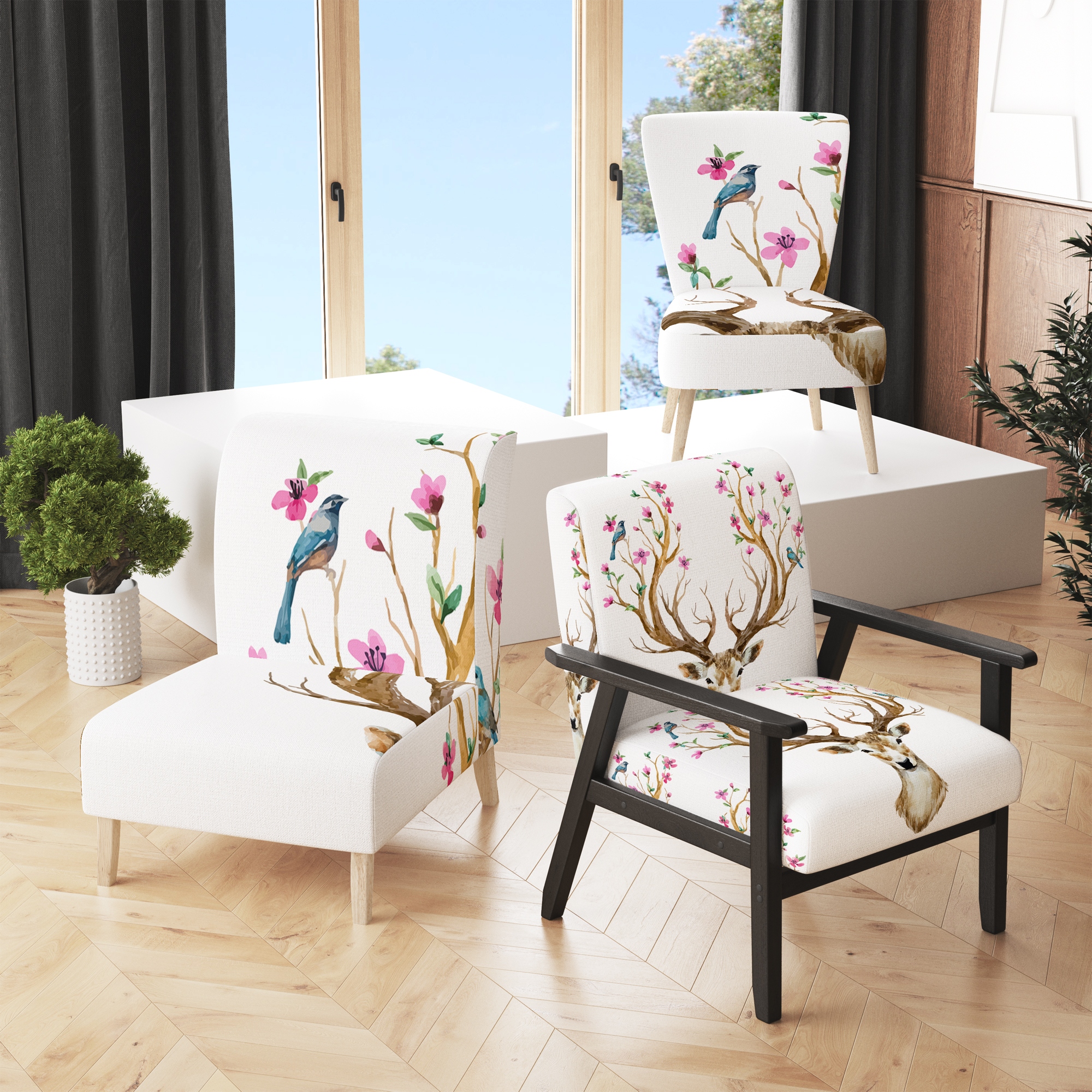 Traditional occasional top chairs