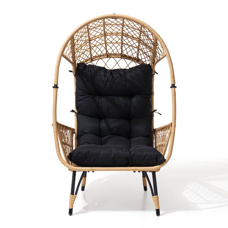 Outdoor Aluminum Dining Chairs Modern Stackable Armchairs