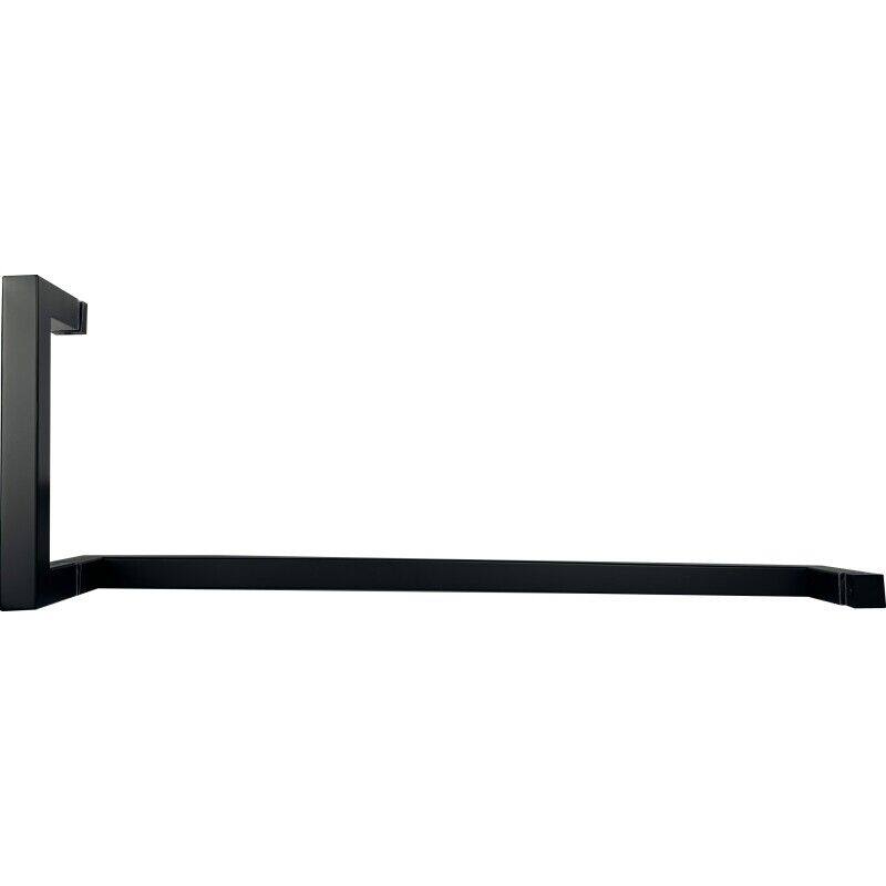 CEL Square Tubing 6" Pull Handle with 18" Towel Bar Comb Sets for Shower Door - 6" x 18" - Matte Black