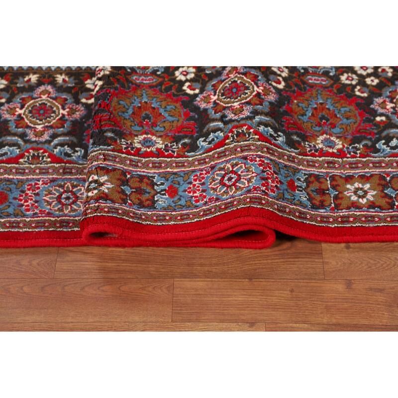 Red Kashan Turkish Area Rug Machine Made Carpet - 9'6" x 12'9"