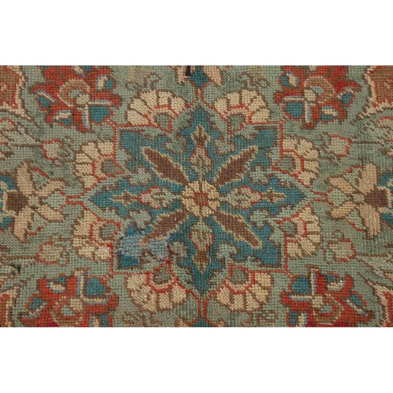 Tabriz Persian Vintage Rug Hand-Knotted Wool Carpet - 7'11"x 11'1"