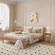 preview thumbnail 29 of 38, 2-Tier Kids Nightstand With Fabric Drawer, Set of 2
