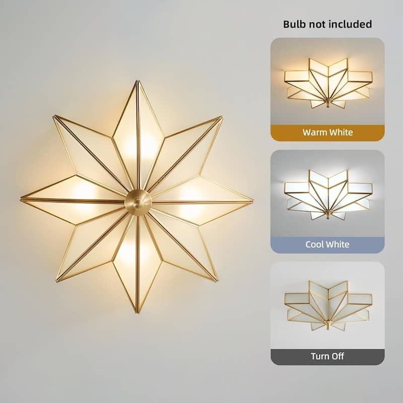19.5 inch ceiling light gold kitchen light brass interior light