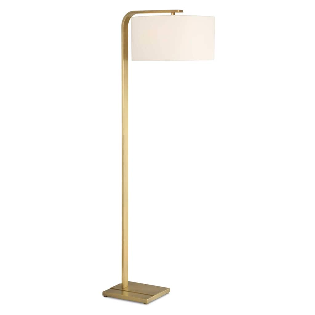 Uttermost Laight Antique Brass Floor Lamp