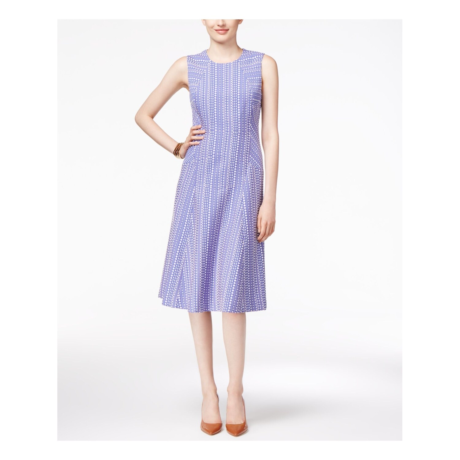 purple business dress