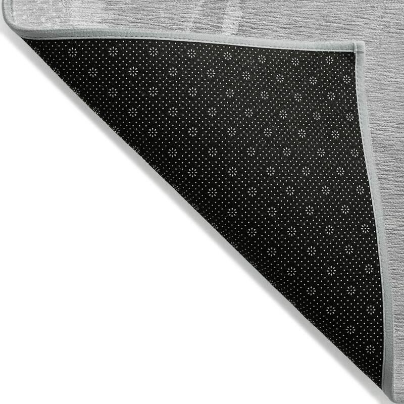 Machine Washable Indoor/ Outdoor Abstract Chantille Rug