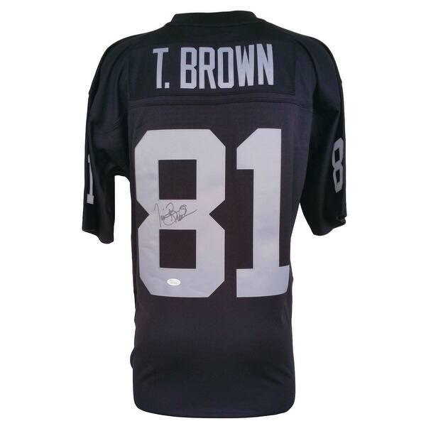 Shop Tim Brown Signed Los Angeles Raiders Replica Mitchell Ness