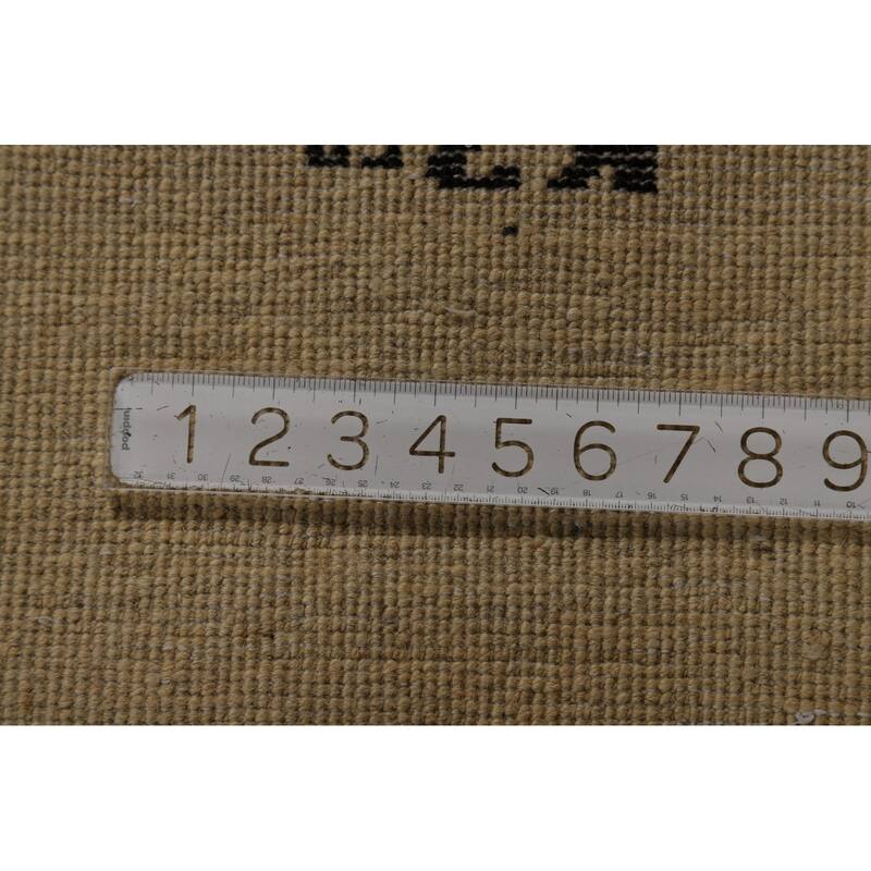 Modern Gabbeh Oriental Area Rug Handmade Bedroom Solid Wool Carpet - 5'5" x 7'9"