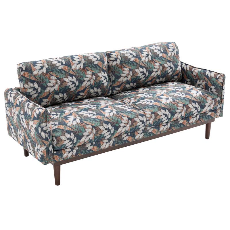 Modern Style Loveseat Sofa 75.75" Sofa Couch 2-seater Sofa with Spacious Seating Area for Living Room