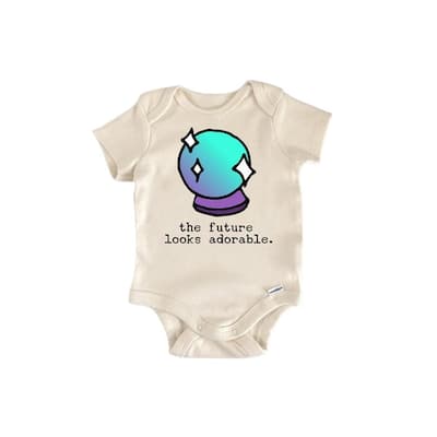 Tarot Card Witchy Witch - Baby Boy Girl Clothes Infant Bodysuit Funny Cute Newborn