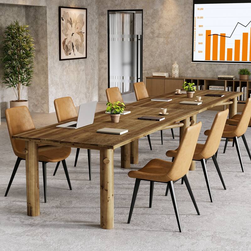 5 ft Conference Table, Solid Wood Meeting Seminar Table Office Desk