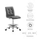 preview thumbnail 36 of 35, Prim Armless Vegan Leather Drafting Chair