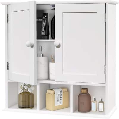 Bathroom Wall Cabinet - 5.1"D x 22"W x 22"H