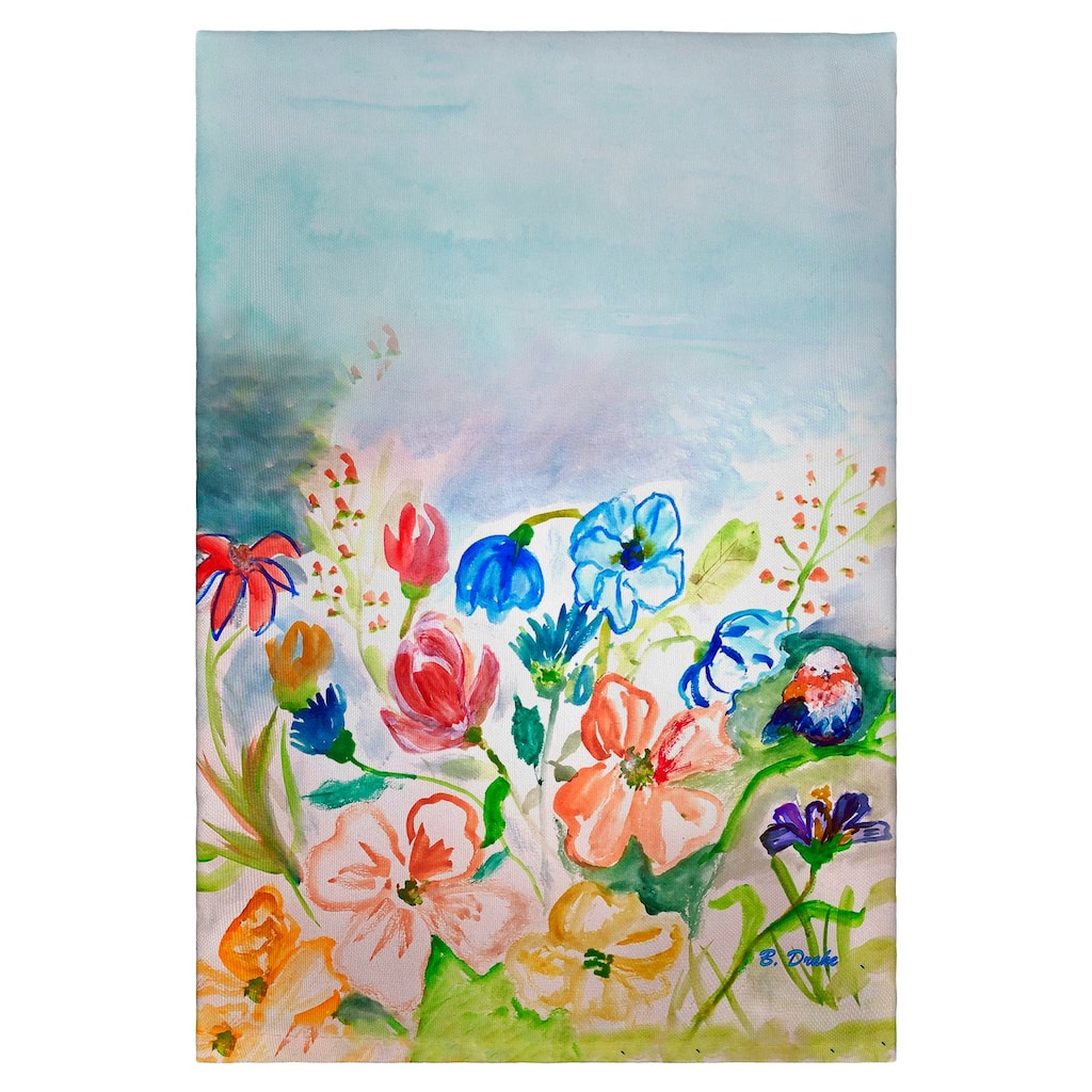 Colorful Flowers Guest Towel - 20x20