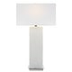preview thumbnail 1 of 7, Uttermost Pillar White Marble Table Lamp