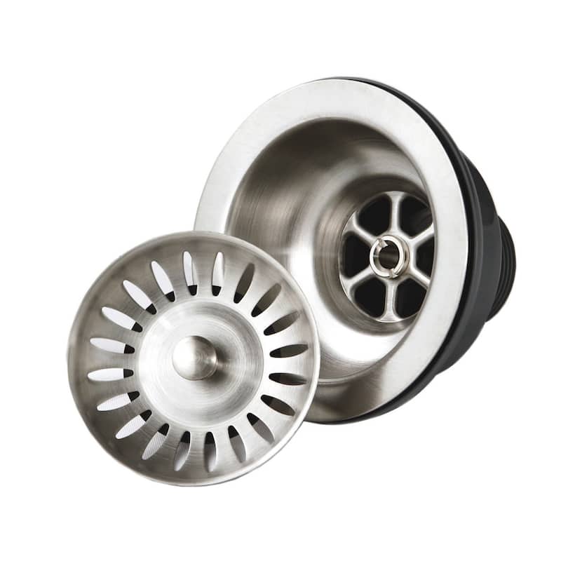 Houzer Preferra 3-1/2" Stainless Steel Basket Strainer - Stainless Steel