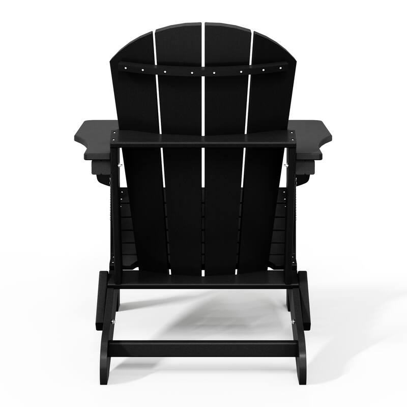 Laguna Hdpe All Weather Outdoor Patio Foldable Adirondack Chairs (Set Of 8)