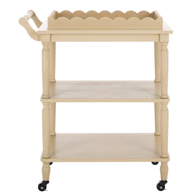 SAFAVIEH Haven 3-Tier Kitchen Dining Cart - 27"W x 16"D x 32"H